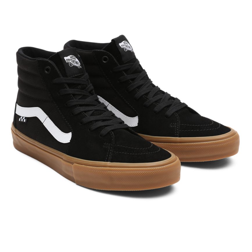 Vans Skate SK8-Hi Dam Svarta - Vans Höga Skor Online (HKDOR0951)